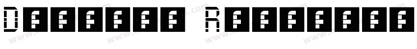 Degaasi Regular字体转换